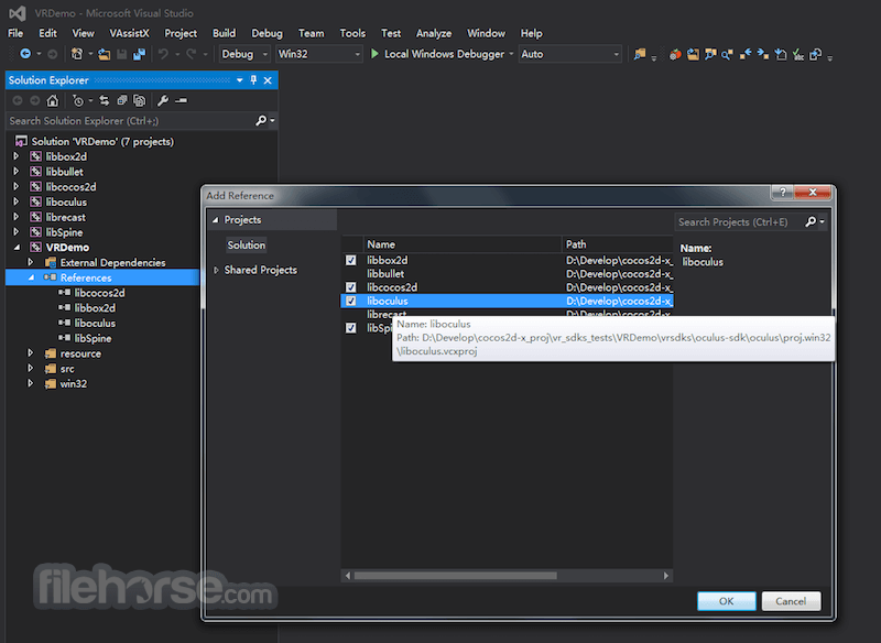 Oculus Platform SDK 畫面截圖 1