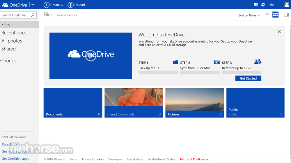 OneDrive 畫面截圖 1