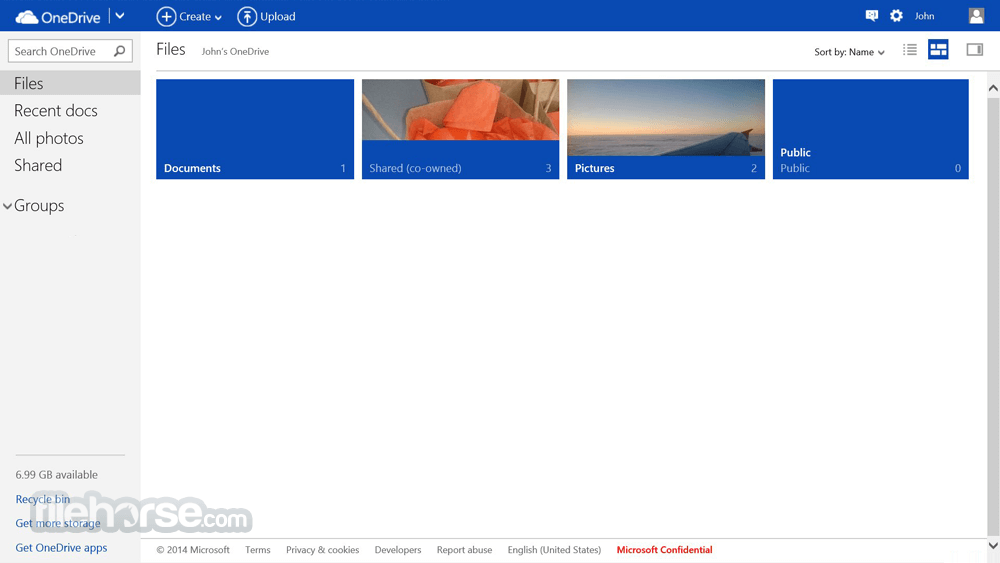 OneDrive 畫面截圖 2