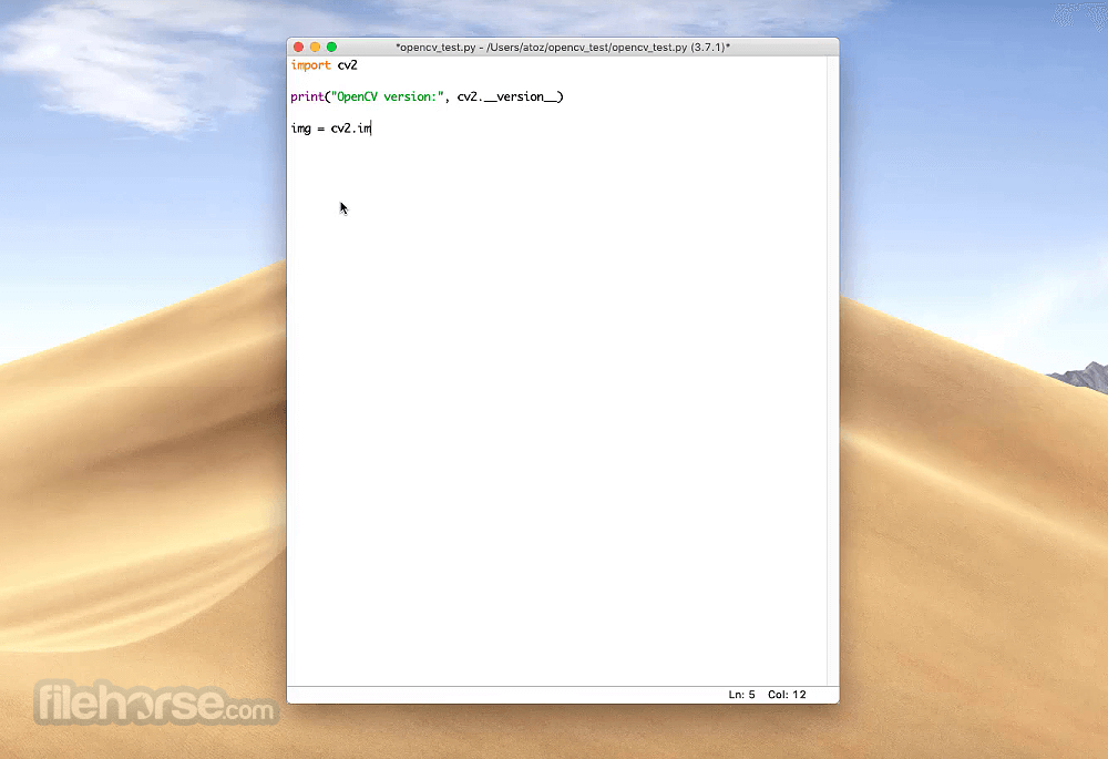 OpenCV 畫面截圖 1
