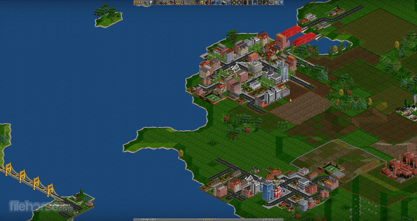 OpenTTD 畫面截圖 1