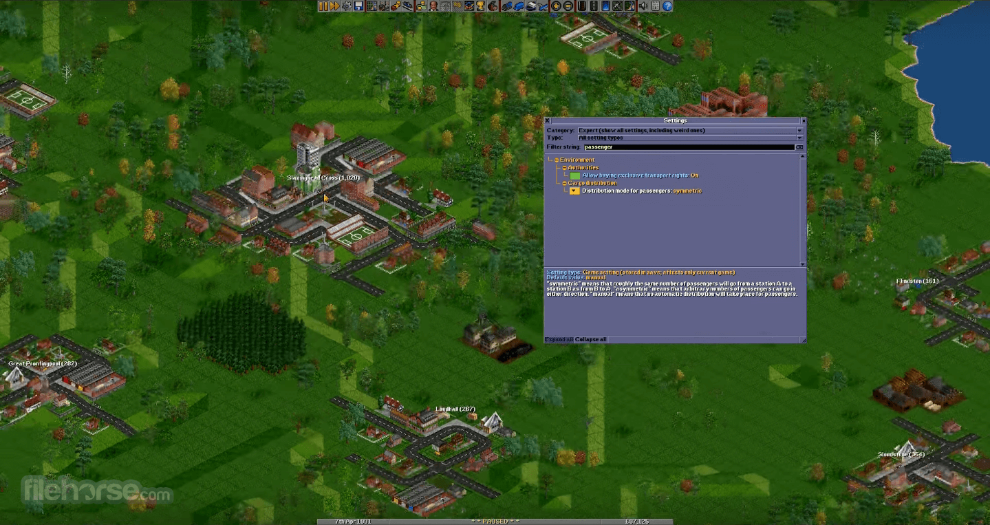 OpenTTD 畫面截圖 2