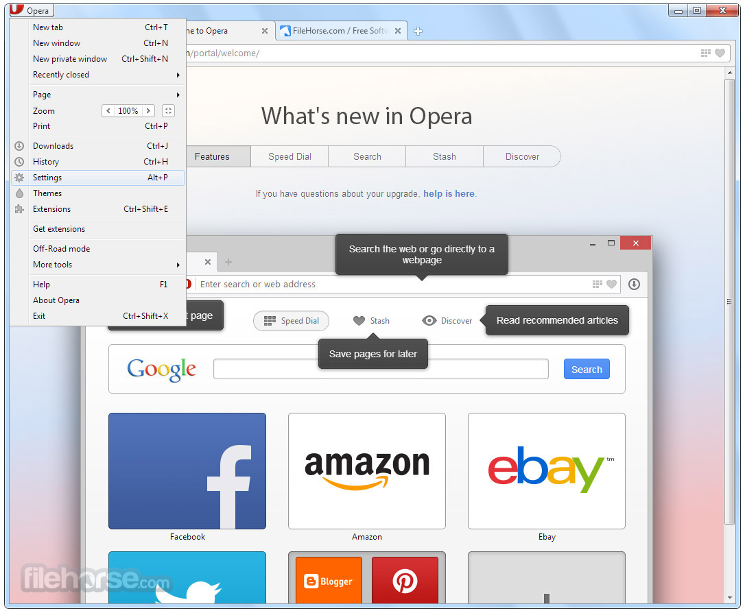 Opera Portable 畫面截圖 3