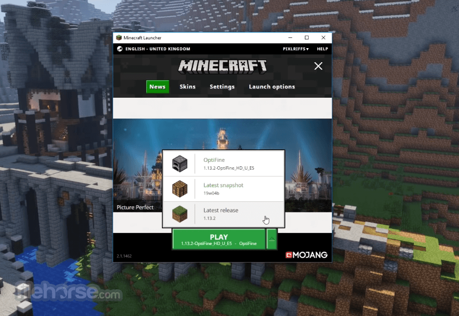 OptiFine 1.21.11 HD U J9 畫面截圖 1