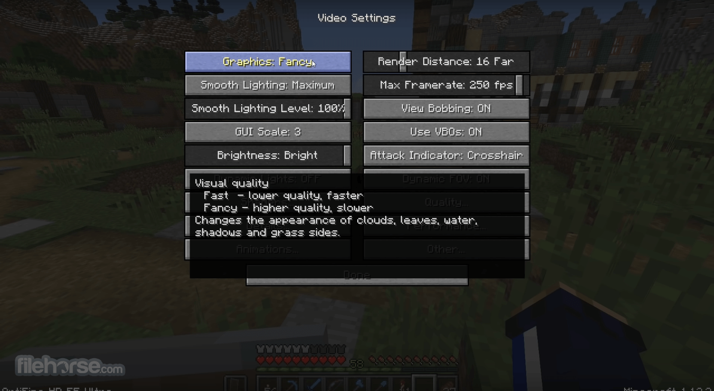 OptiFine 1.21.11 HD U J9 畫面截圖 4