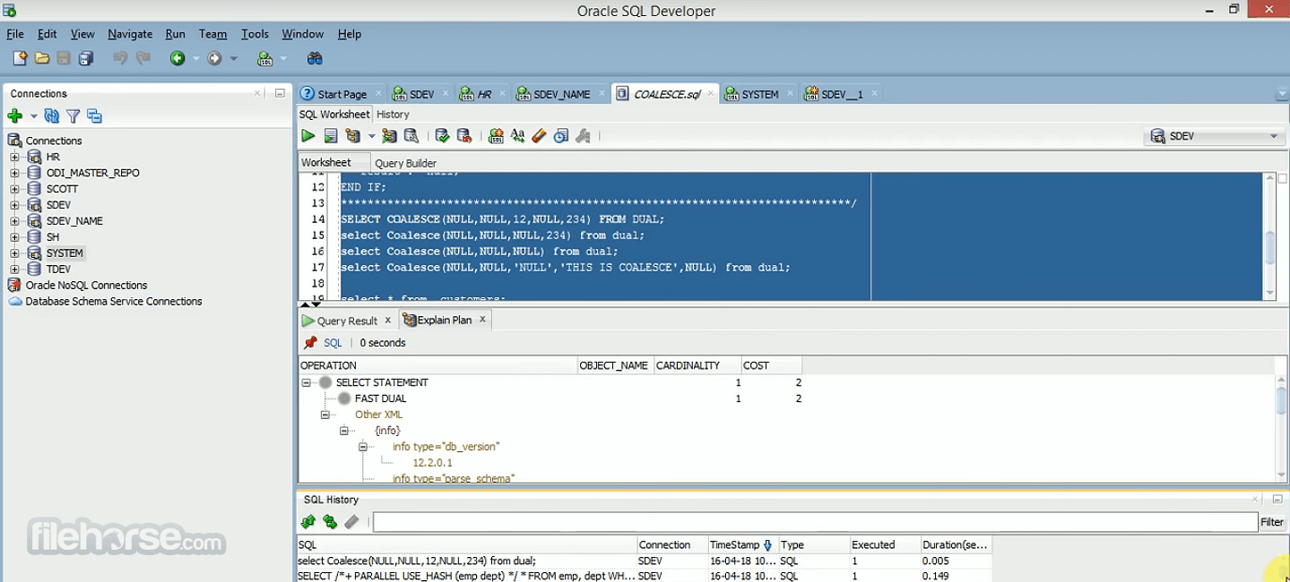 Oracle SQL Developer 24.3.1 (32-bit) 畫面截圖 4