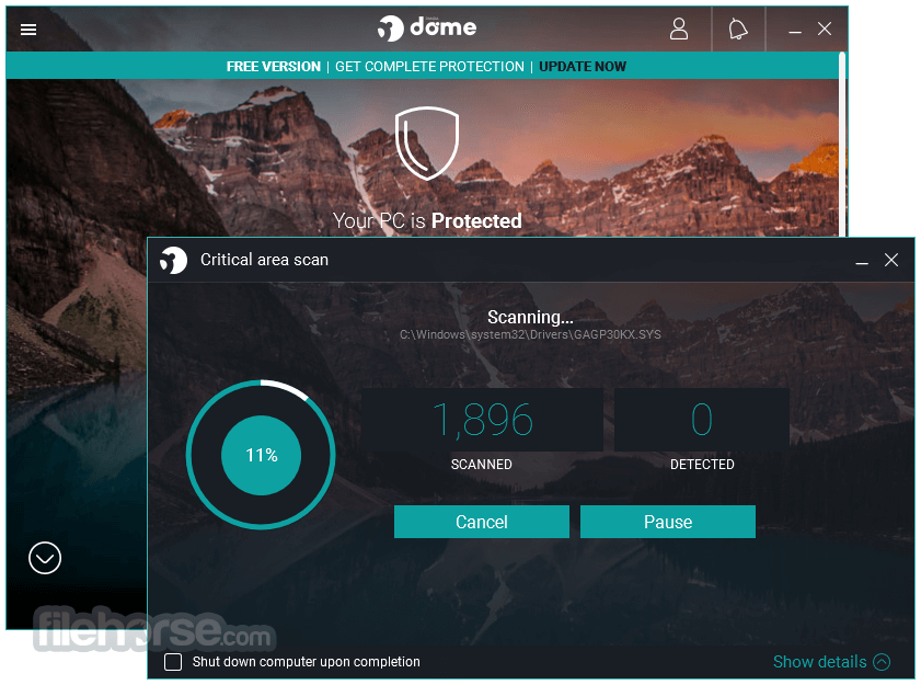 Panda Dome Advanced 畫面截圖 3