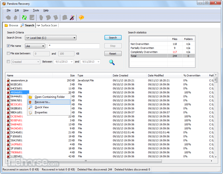 Pandora Recovery 畫面截圖 2