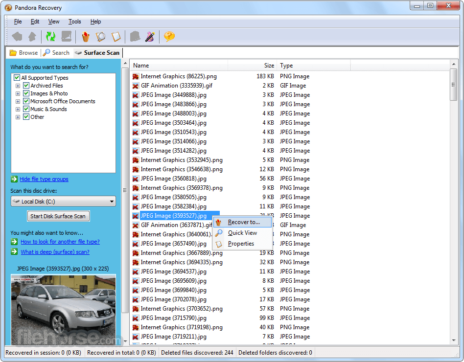 Pandora Recovery 畫面截圖 3