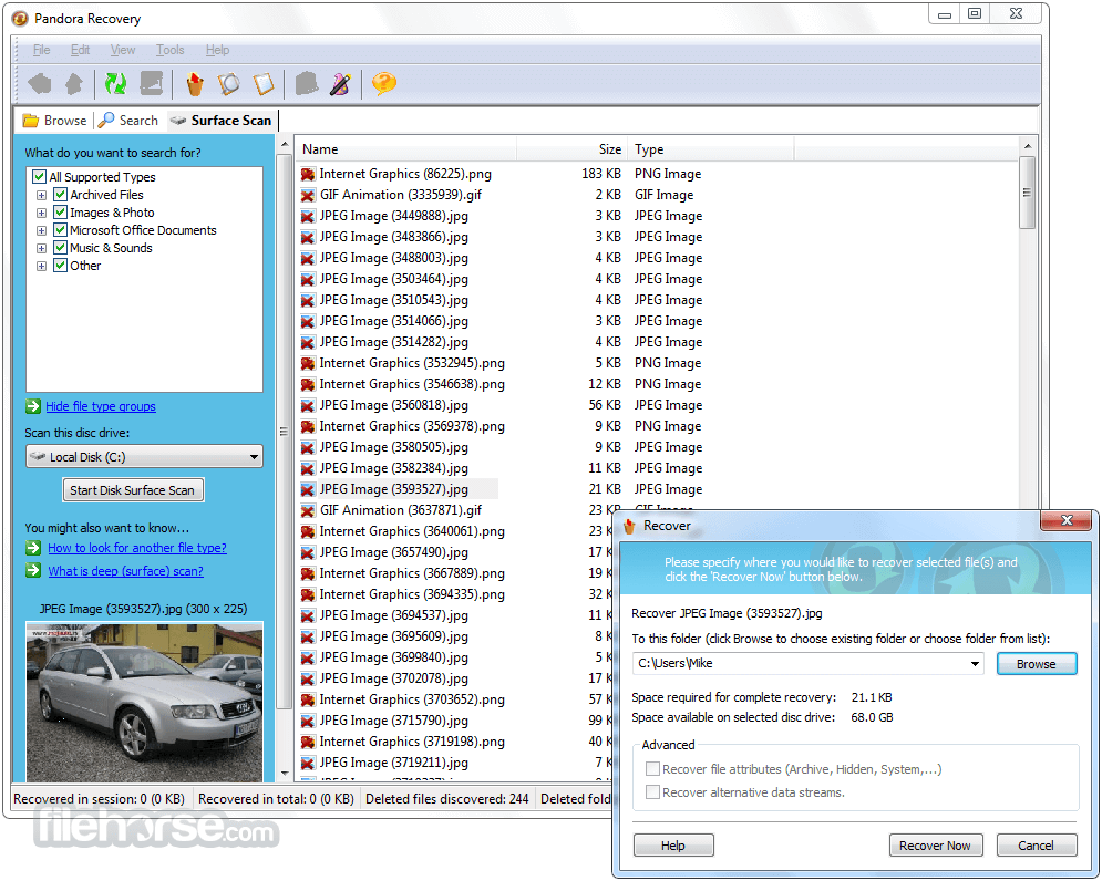 Pandora Recovery 畫面截圖 4