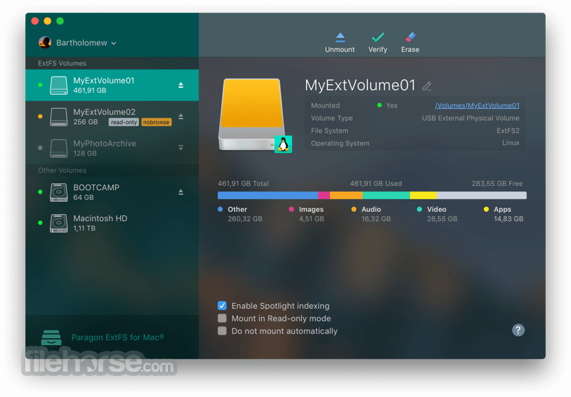 Paragon ExtFS 畫面截圖 1