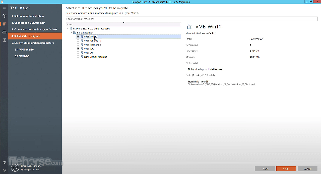 Paragon Hard Disk Manager Professional 17.10.12 (64-bit) 畫面截圖 3