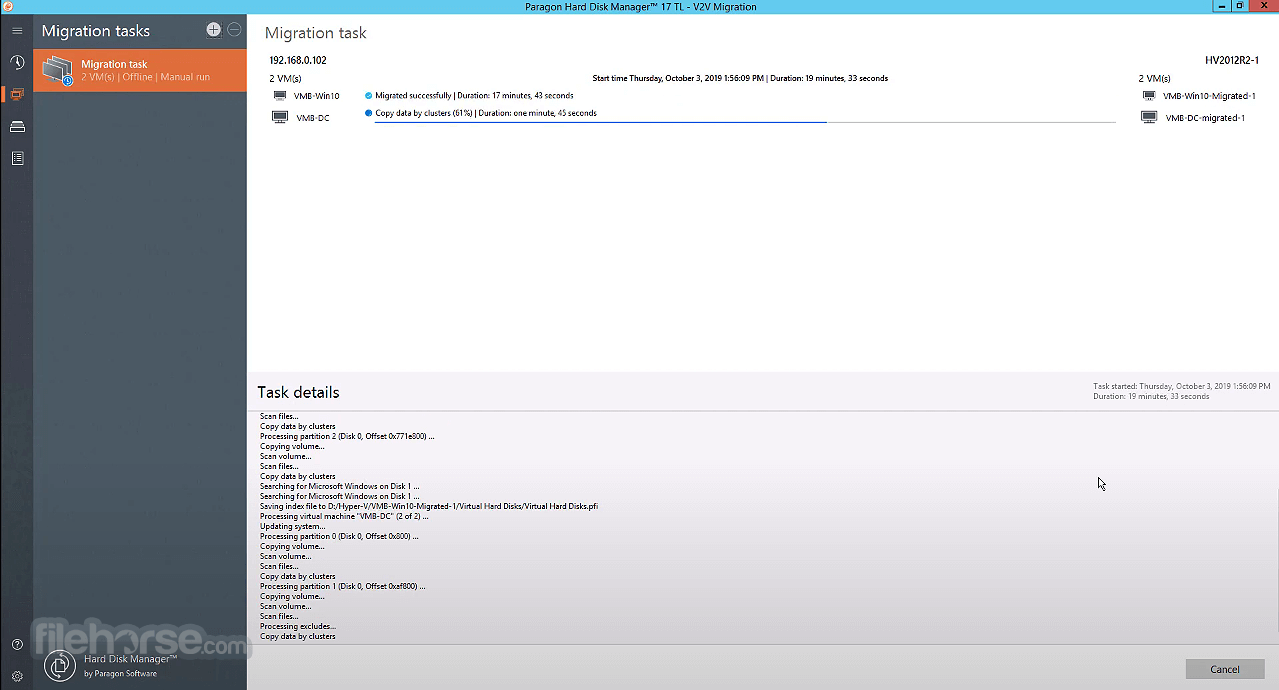 Paragon Hard Disk Manager Professional 17.10.12 (64-bit) 畫面截圖 4