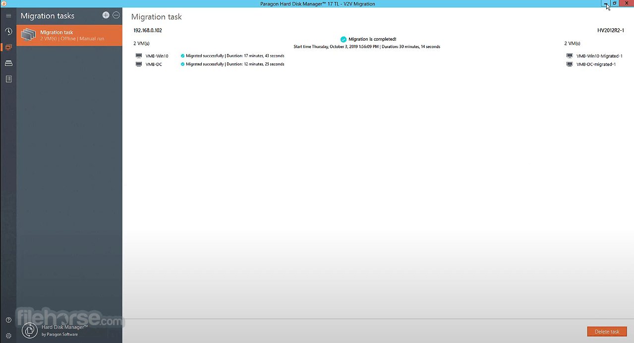 Paragon Hard Disk Manager Professional 17.10.12 (64-bit) 畫面截圖 5