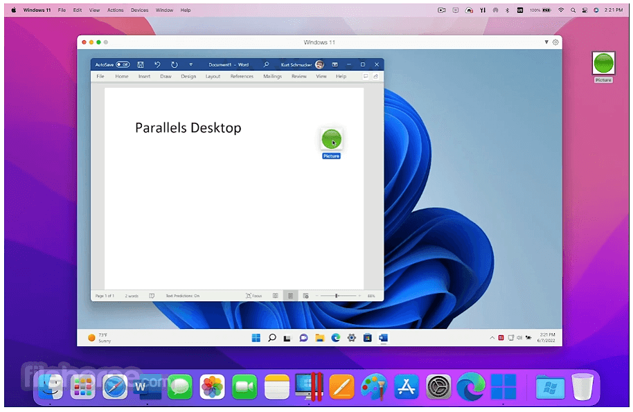 Parallels Desktop 畫面截圖 1