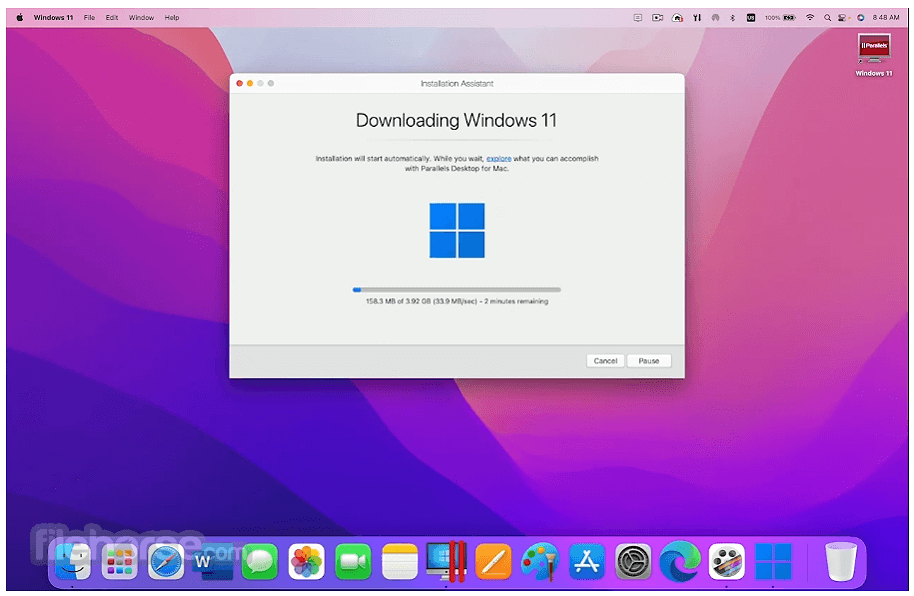 Parallels Desktop 畫面截圖 2
