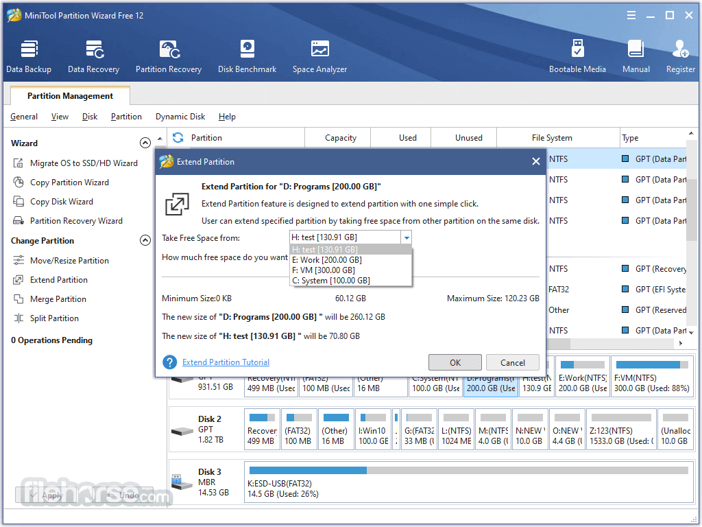MiniTool Partition Wizard Free 畫面截圖 1