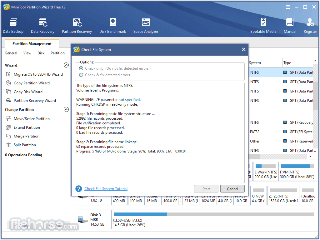 MiniTool Partition Wizard Free 畫面截圖 4
