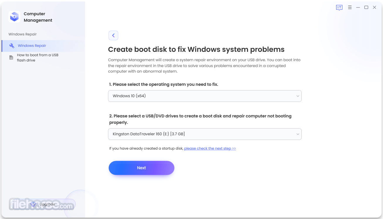 PassFab FixUWin 畫面截圖 3
