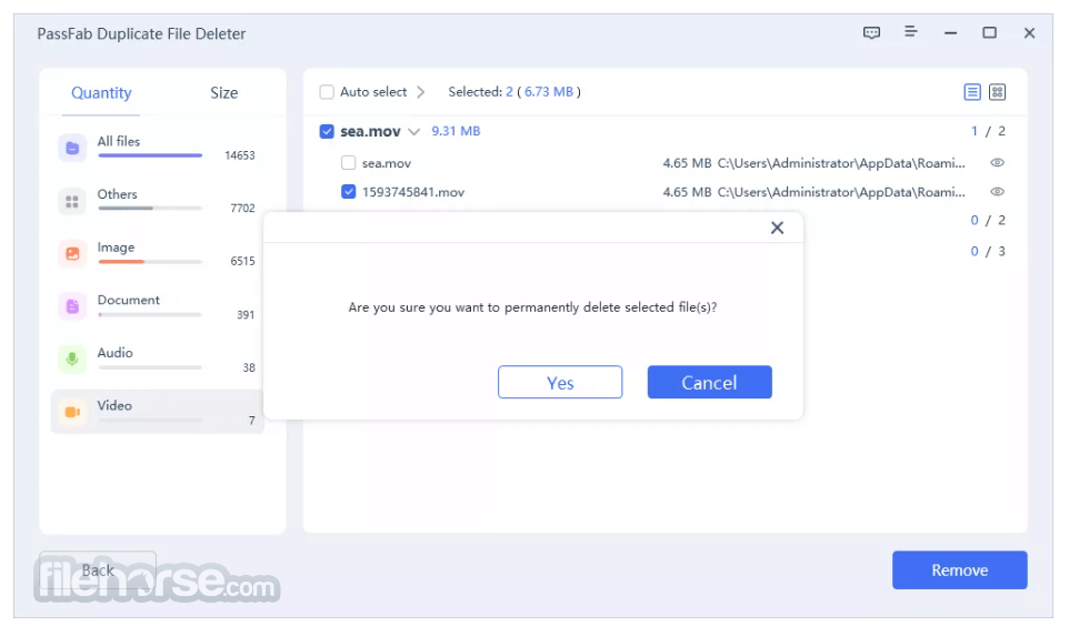 PassFab Duplicate File Deleter 畫面截圖 3