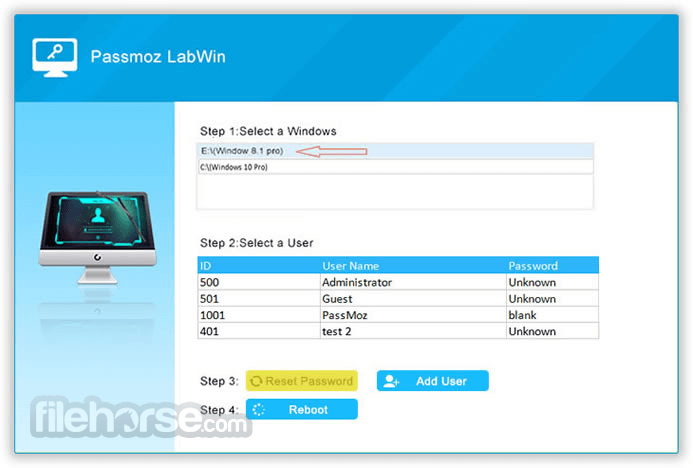 PassMoz LabWin 畫面截圖 3