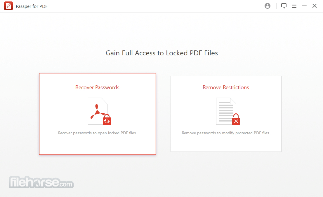 Passper for PDF 畫面截圖 1
