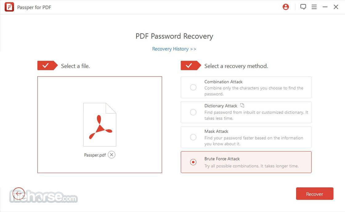 Passper for PDF 畫面截圖 2