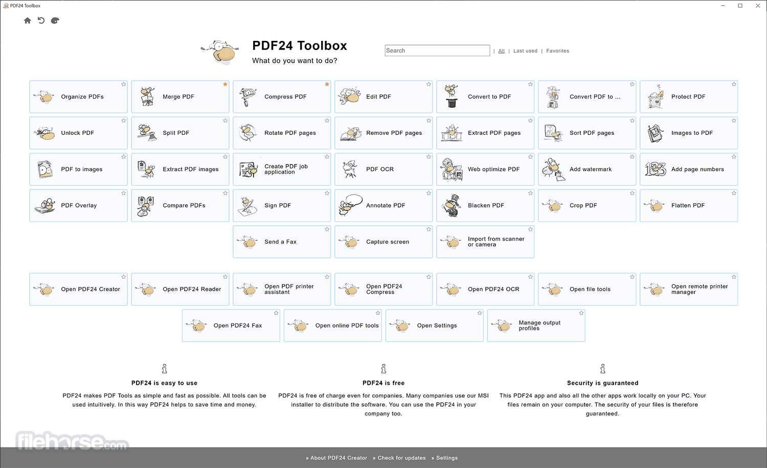 PDF24 Creator 畫面截圖 1