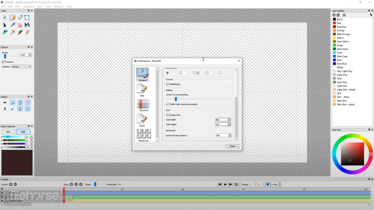 Pencil2D Animation 0.7.2 (32-bit) 畫面截圖 2