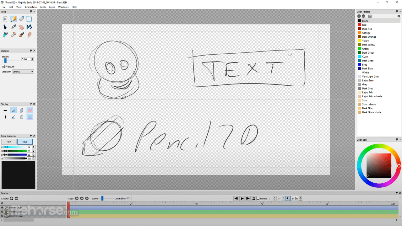 Pencil2D Animation 0.7.2 (32-bit) 畫面截圖 3