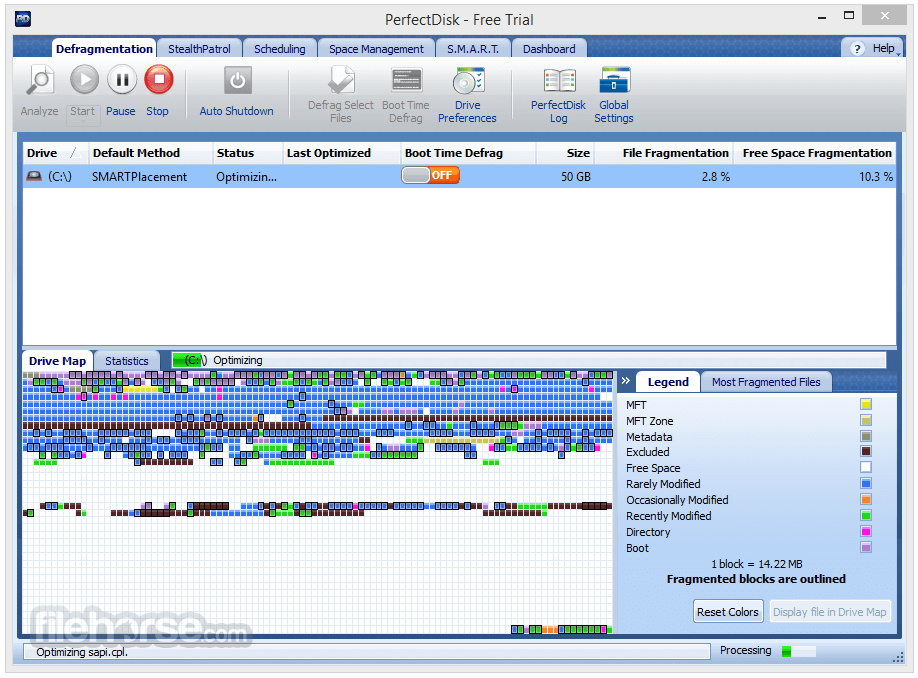 PerfectDisk Pro 14.0 Build 畫面截圖 1