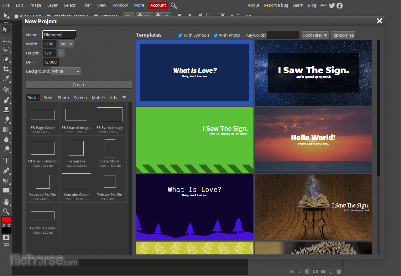 Photopea - Online Photo Editor 畫面截圖 1