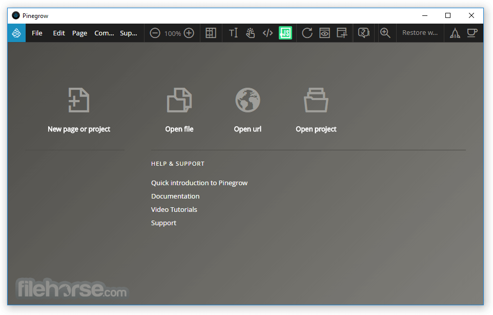 Pinegrow Web Editor 畫面截圖 1