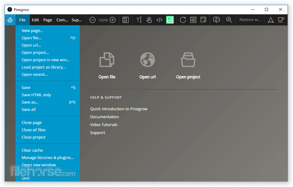 Pinegrow Web Editor 畫面截圖 2