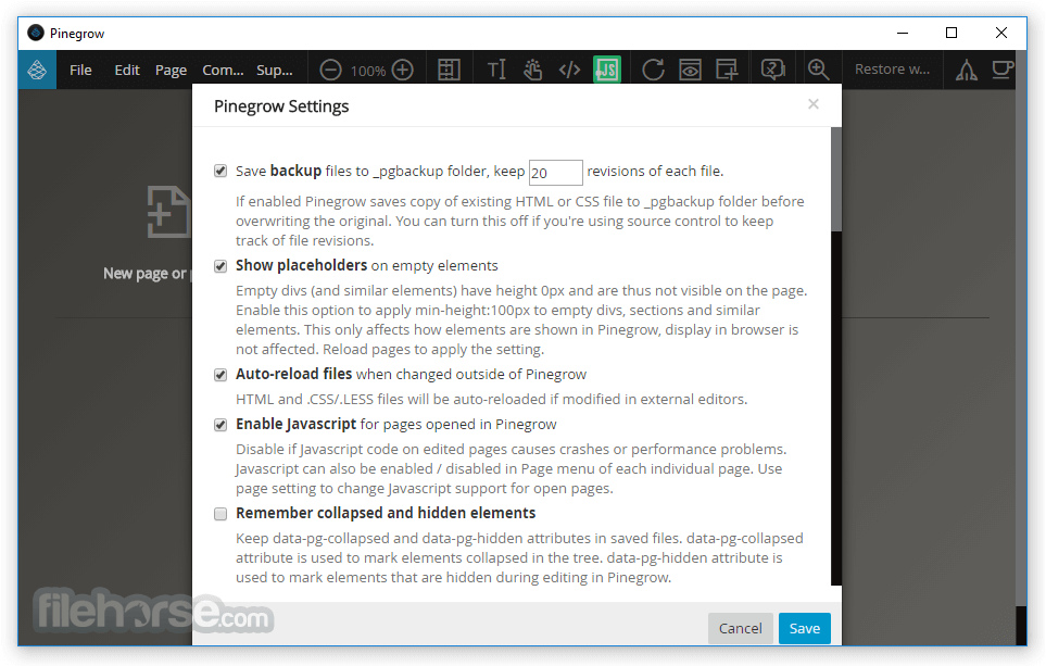Pinegrow Web Editor 畫面截圖 4