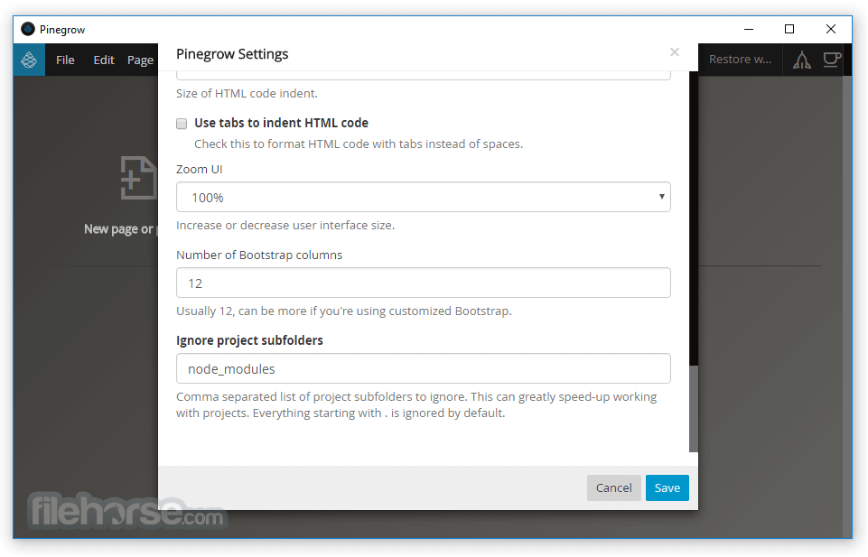 Pinegrow Web Editor 畫面截圖 5