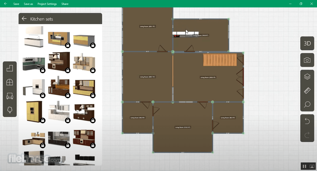 Planner 5D - Home Design in 畫面截圖 3