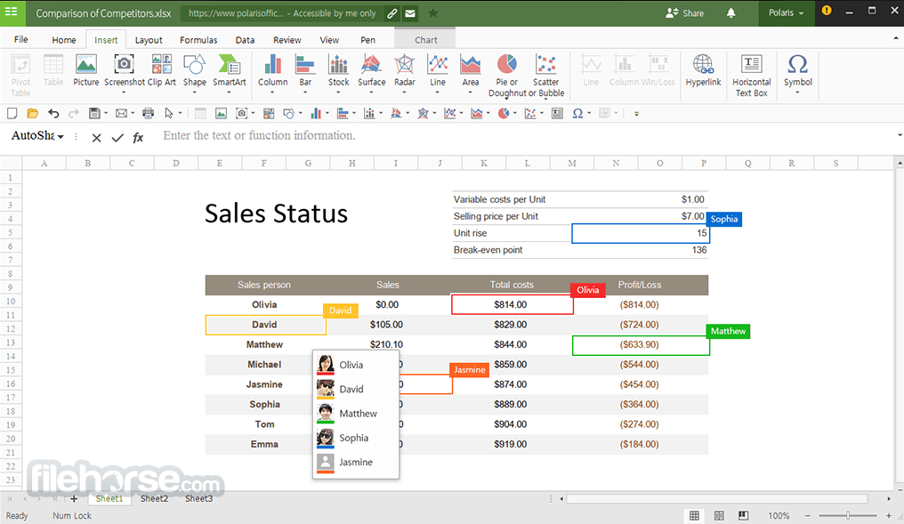 Polaris Office 10.115 Build 畫面截圖 5