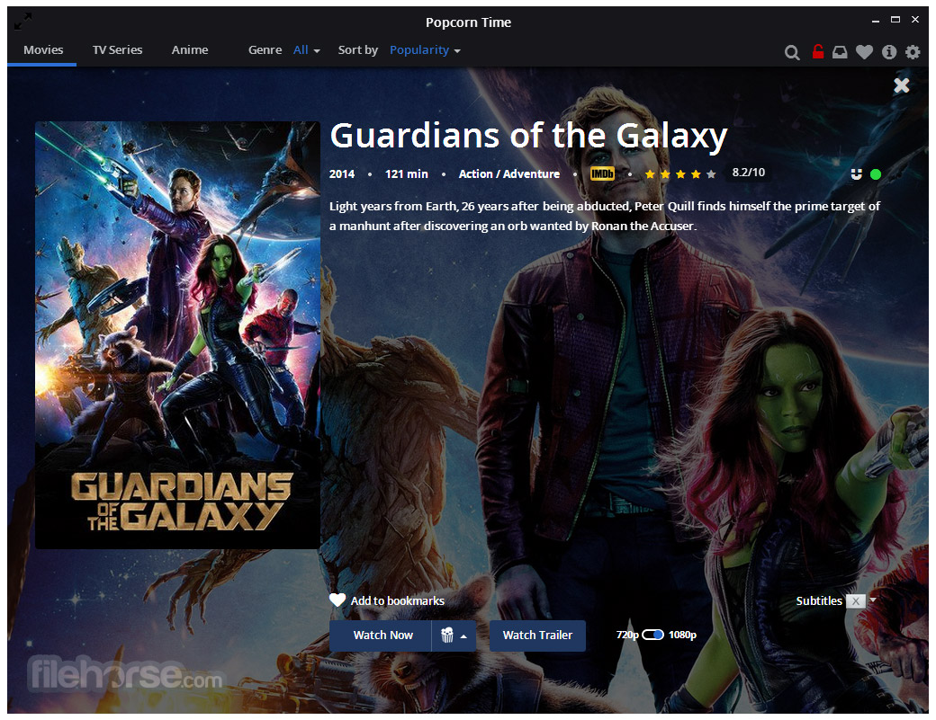 Popcorn Time 畫面截圖 2