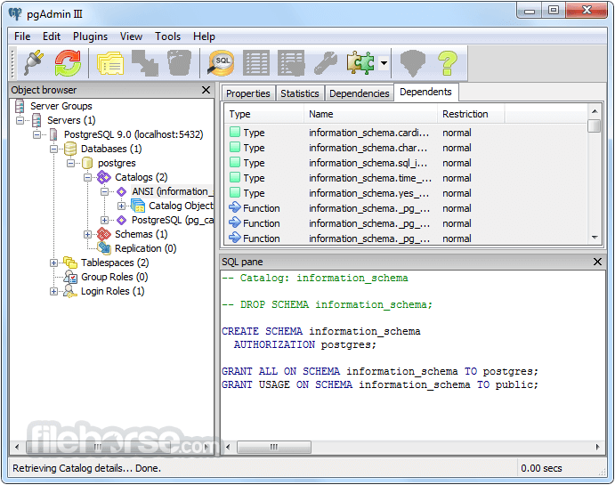 PostgreSQL 畫面截圖 1