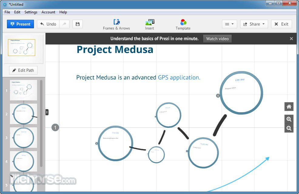 Prezi for Desktop 畫面截圖 2