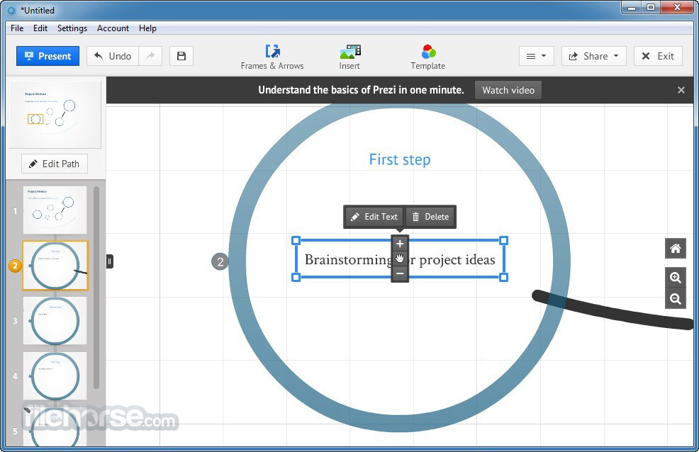 Prezi for Desktop 畫面截圖 3