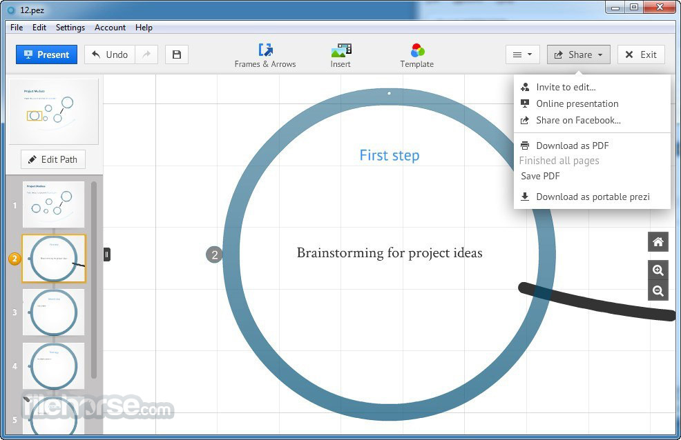 Prezi for Desktop 畫面截圖 4