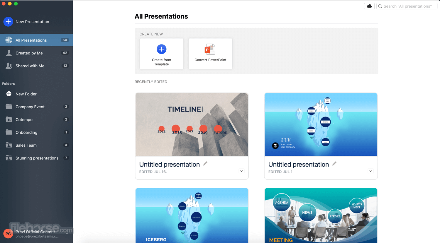 Prezi 畫面截圖 1