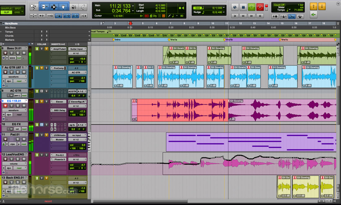 Pro Tools 畫面截圖 1