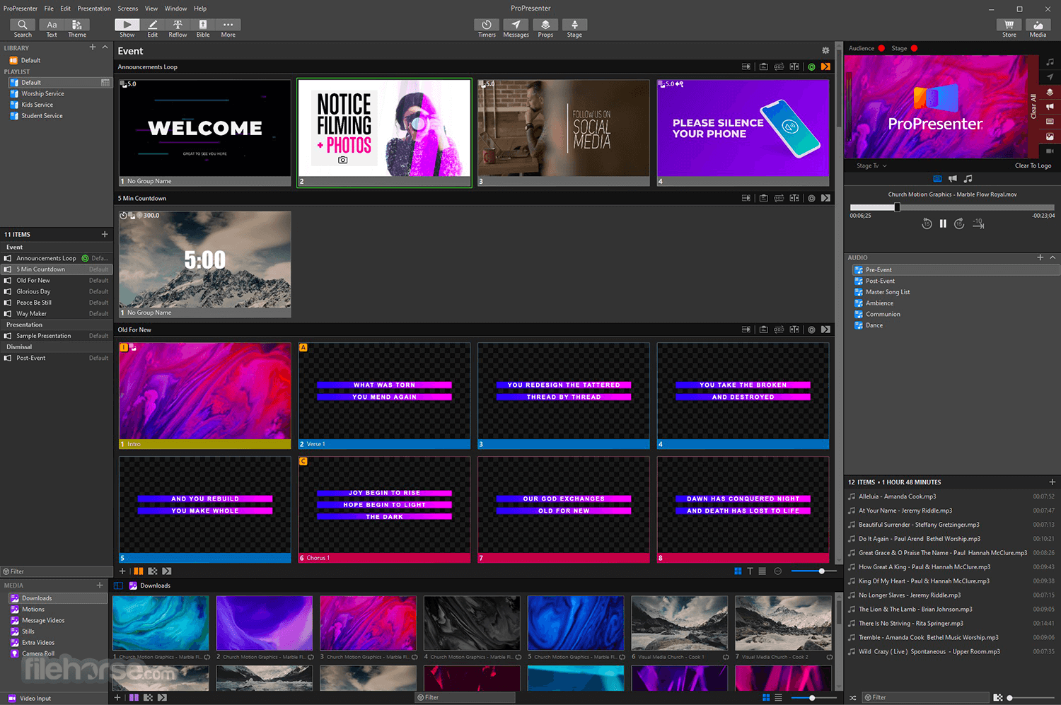 ProPresenter 畫面截圖 1