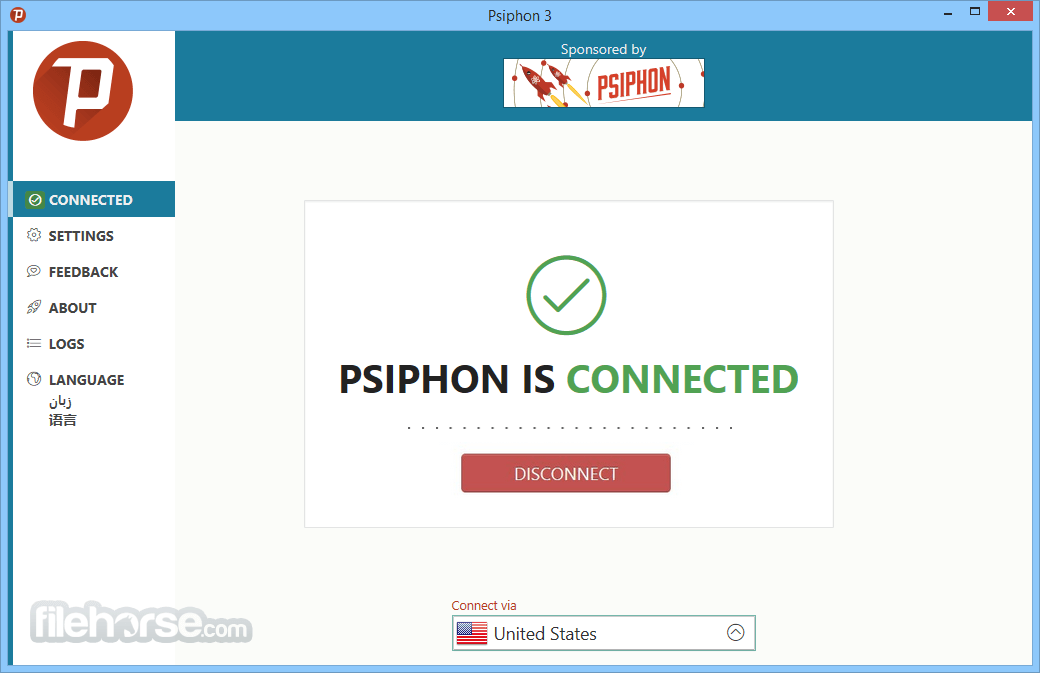 Psiphon 3 Build 畫面截圖 1