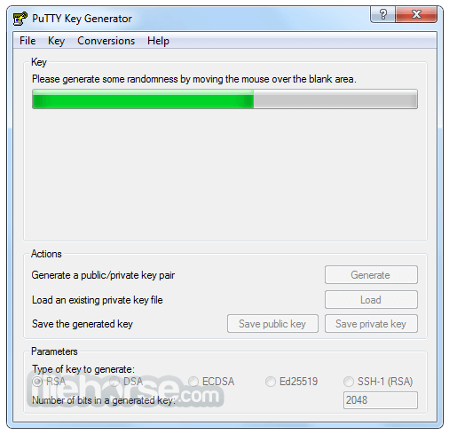 PuTTYgen 0.84 (64-bit) 畫面截圖 2