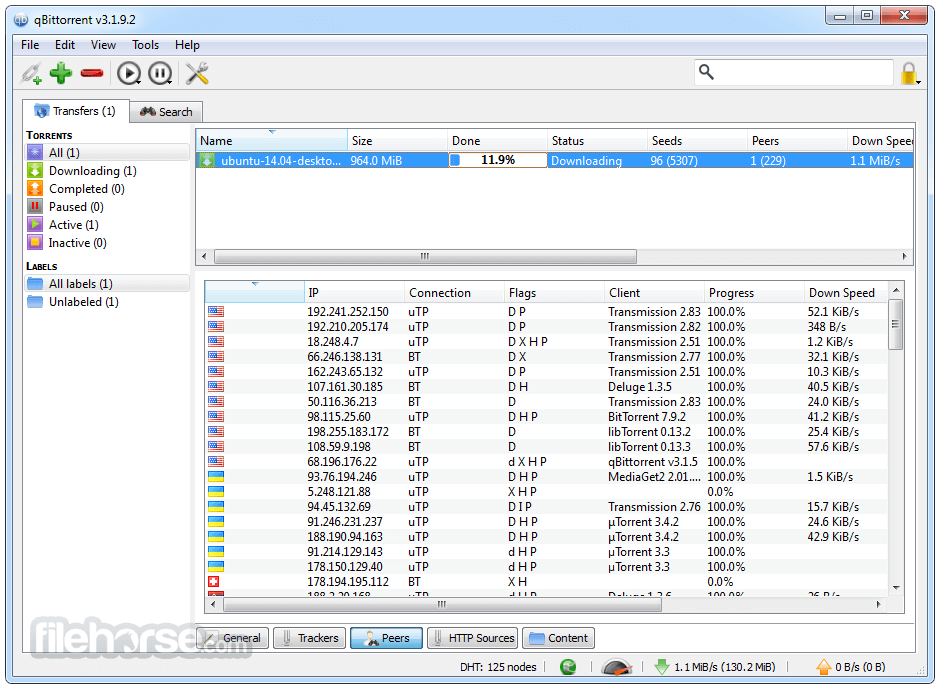 qBittorrent 5.2.3 (64-bit) 畫面截圖 3