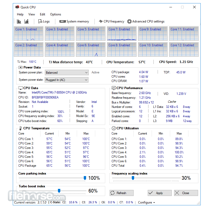 Quick CPU 畫面截圖 2
